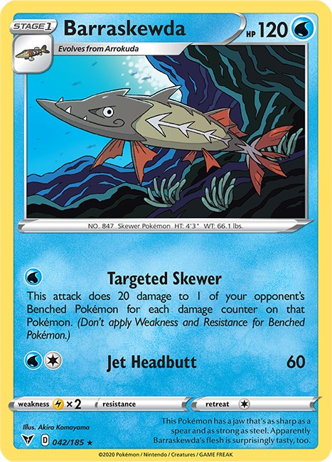 Barraskewda [042/185] [Vivid Voltage] Reverse Holofoil