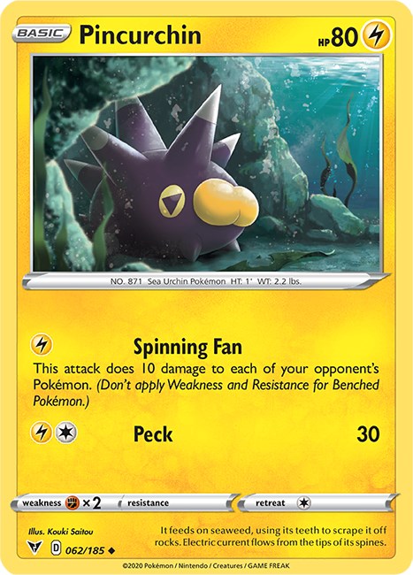 Pincurchin [062/185] [Vivid Voltage] Reverse Holofoil