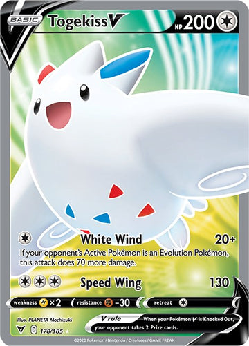 Togekiss V (Full Art) [178/185] [SWSH04: Vivid Voltage]