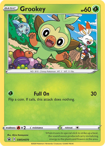 Grookey [SWSH070] [Sword & Shield Promo Cards] Holofoil