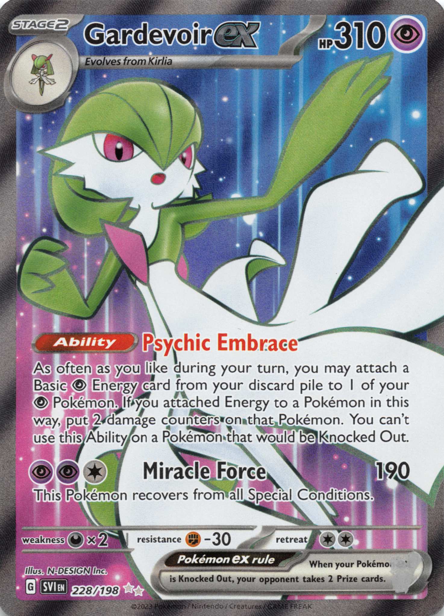 Gardevoir ex (228/198) [Scarlet & Violet: Base Set]