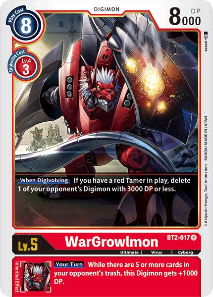 WarGrowlmon [BT2-017] [Release Special Booster] Normal