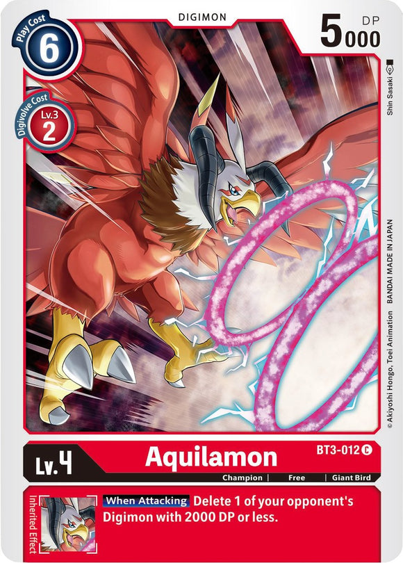 Aquilamon [BT3-012] [Release Special Booster] Normal