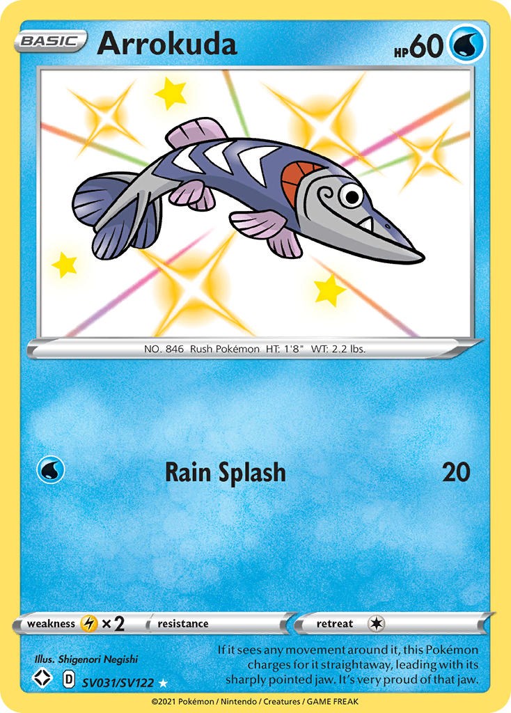 Arrokuda [SV031/SV122] [Shining Fates: Shiny Vault] Holofoil
