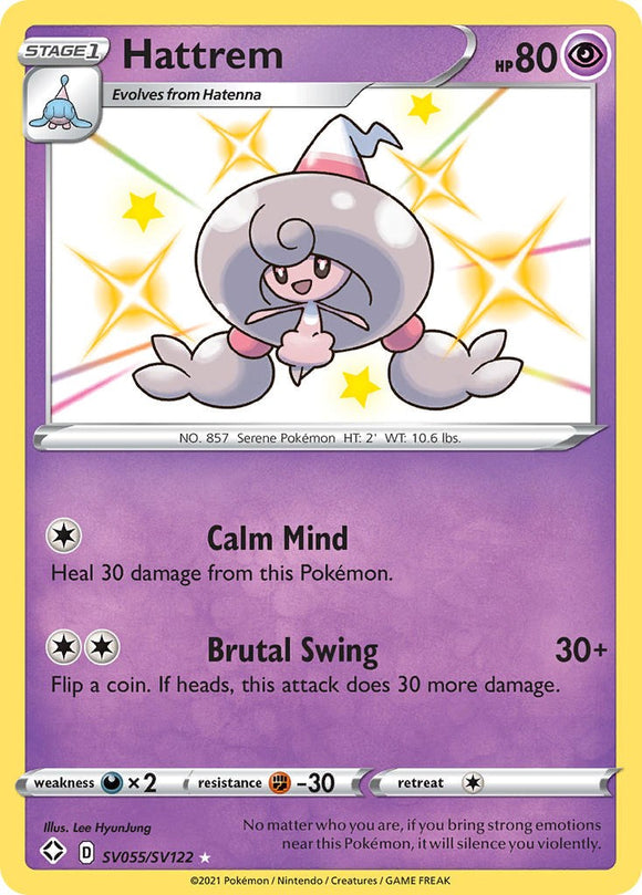 Hattrem [SV055/SV122] [Shining Fates: Shiny Vault] Holofoil