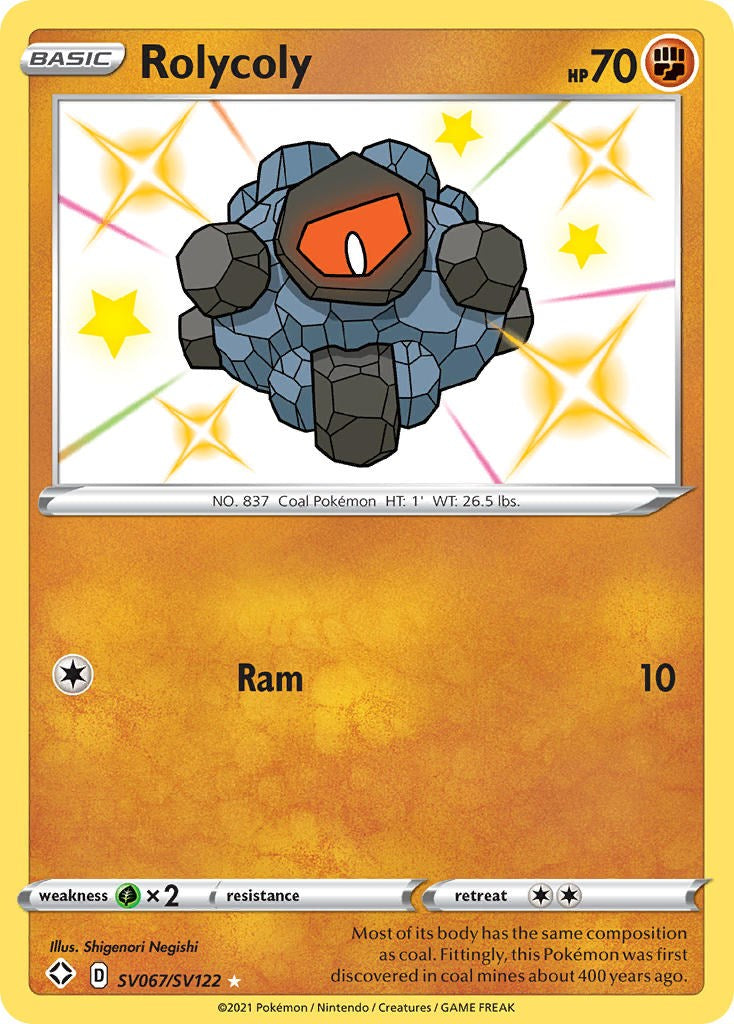 Rolycoly [SV067/SV122] [Shining Fates: Shiny Vault] Holofoil