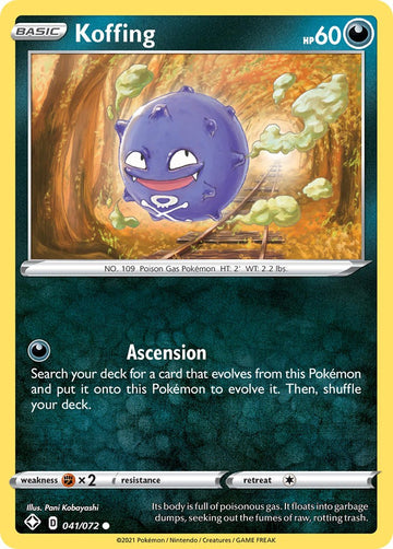 Koffing [041/072] [Shining Fates] Reverse Holofoil