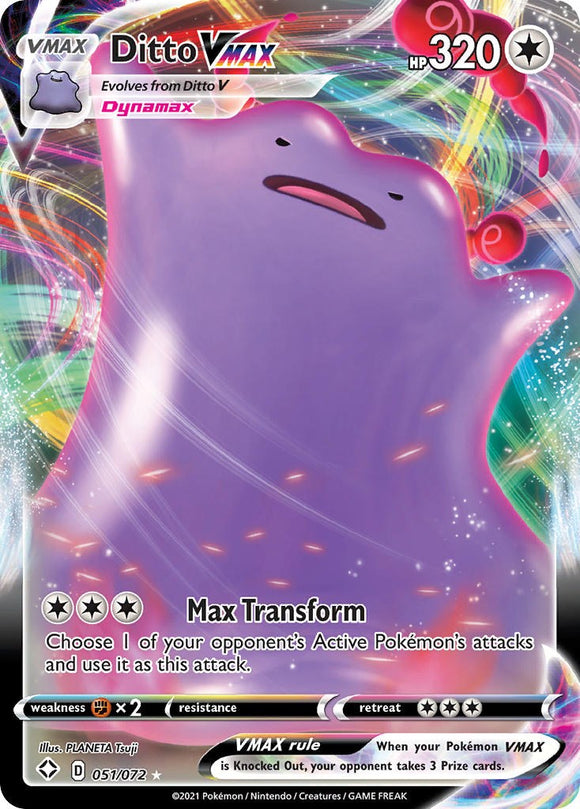 Ditto VMAX [051/072] [Shining Fates] Holofoil