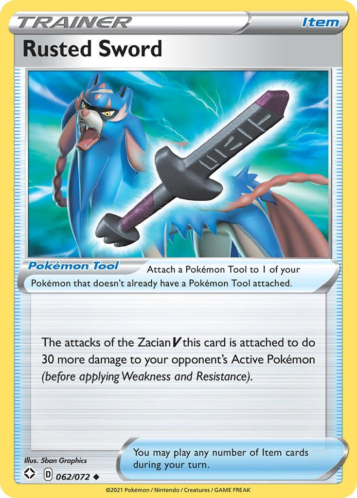 Rusted Sword [062/072] [Shining Fates] Reverse Holofoil