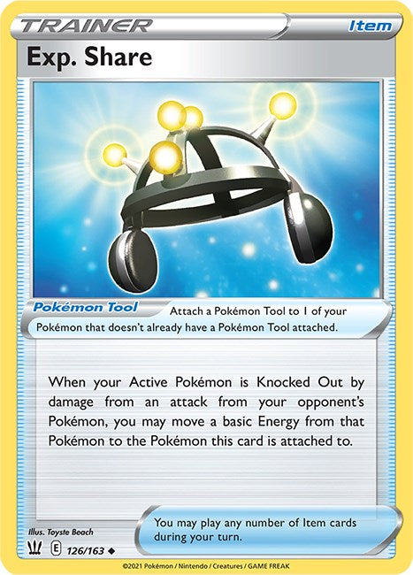 Exp. Share [126/163] [Battle Styles] Reverse Holofoil