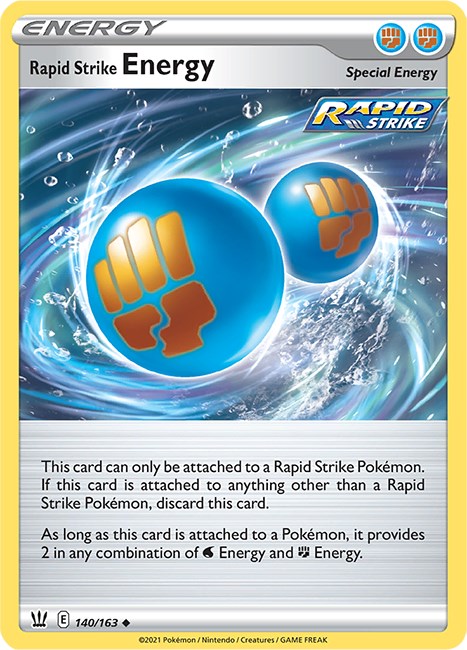 Rapid Strike Energy [140/163] [Battle Styles] Reverse Holofoil