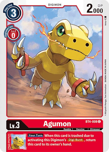 Agumon [BT4-008] [Great Legend] Normal