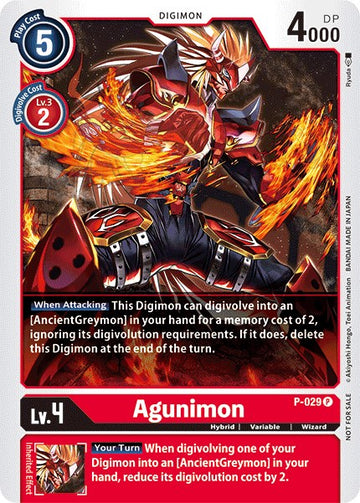 Agunimon - P-029 [P-029 P] [Digimon Promotion Cards]