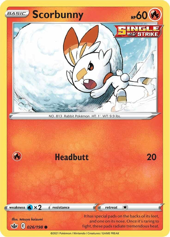 Scorbunny [026/198] [Chilling Reign] Reverse Holofoil