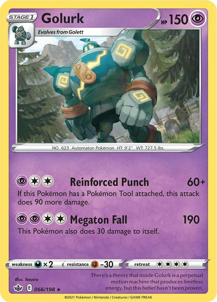 Golurk [066/198] [Chilling Reign] Reverse Holofoil