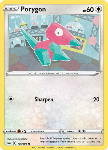 Porygon [116/198] [Chilling Reign] Reverse Holofoil