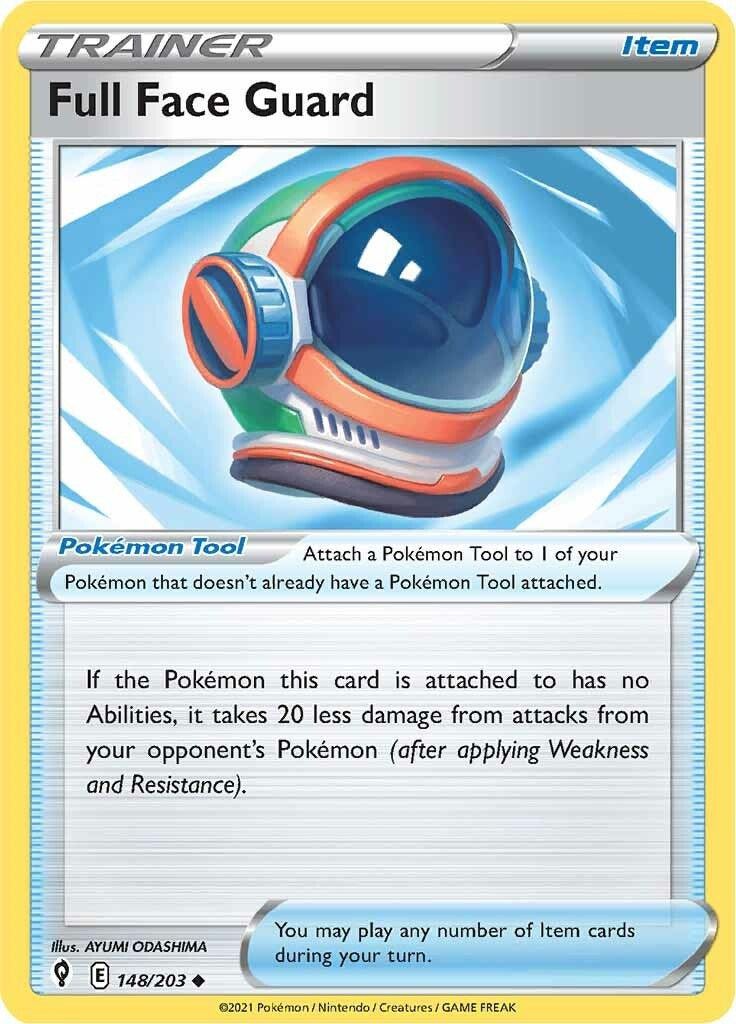 Full Face Guard [148/203] [Evolving Skies] Reverse Holofoil