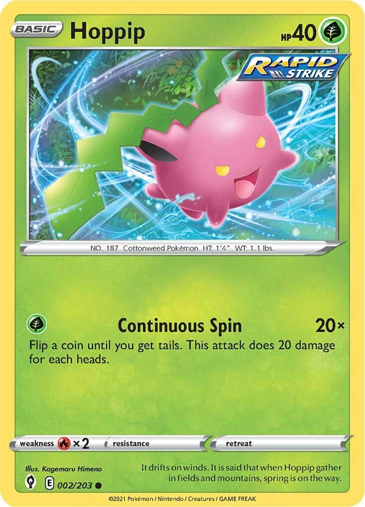 Hoppip [002/203] [Evolving Skies] Reverse Holofoil