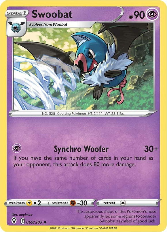 Swoobat [069/203] [Evolving Skies] Reverse Holofoil