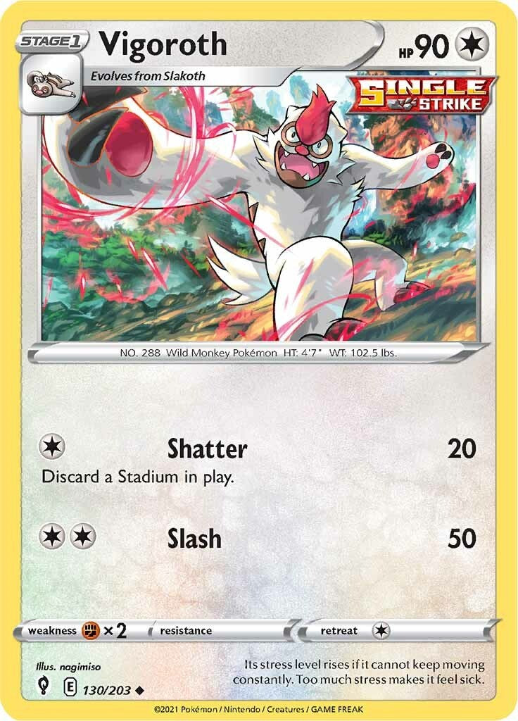 Vigoroth [130/203] [Evolving Skies] Reverse Holofoil