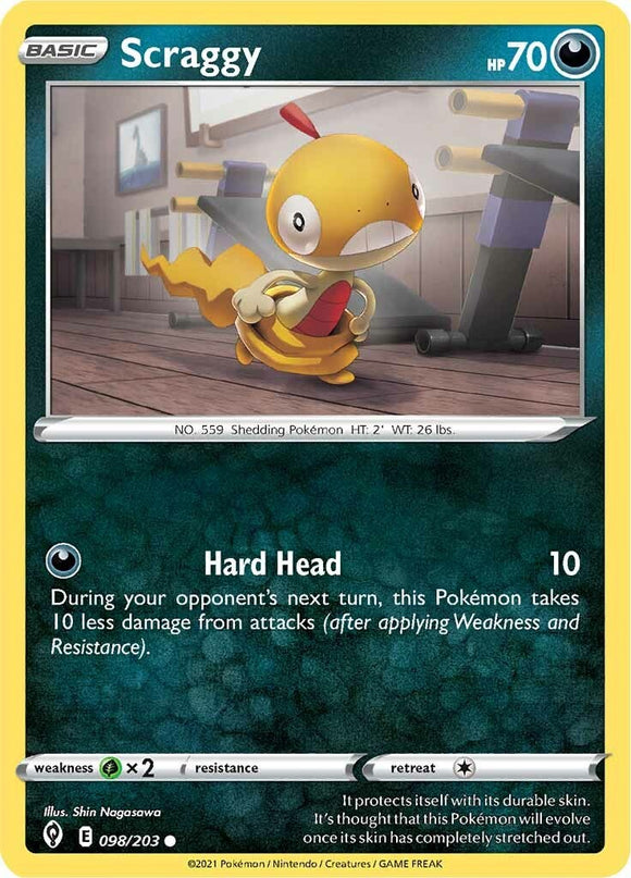 Scraggy [098/203] [Evolving Skies] Reverse Holofoil