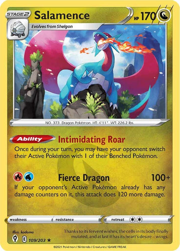 Salamence [109/203] [Evolving Skies] Reverse Holofoil
