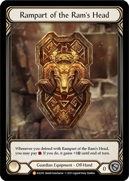 Rampart of the Ram's Head [U-ELE203] Unlimited Rainbow Foil