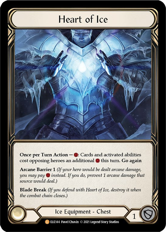 Heart of Ice [U-ELE144] Unlimited Rainbow Foil