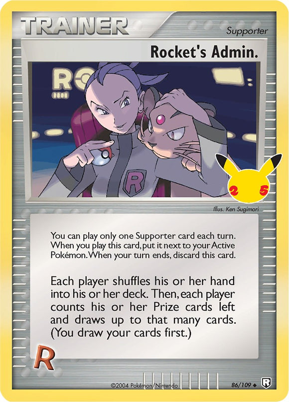 Rocket's Admin. [86/109] [Celebrations: Classic Collection] Holofoil