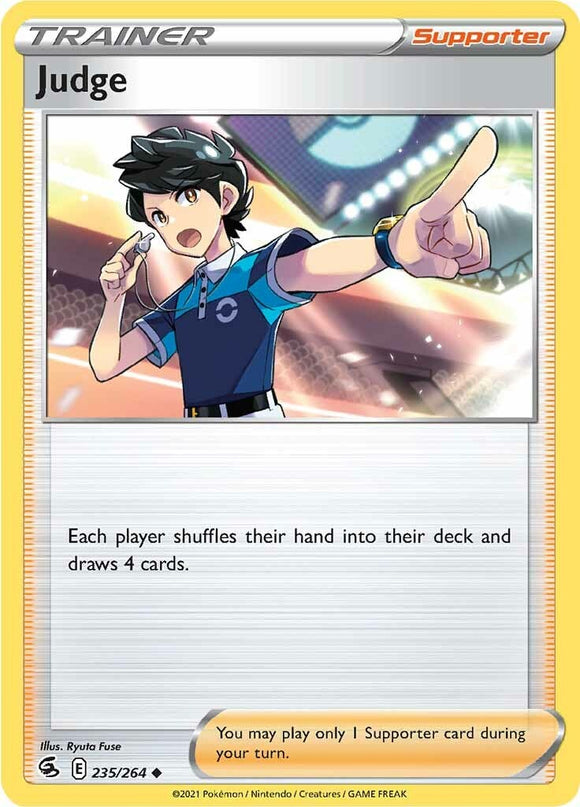 Judge [235/264] [Fusion Strike] Reverse Holofoil