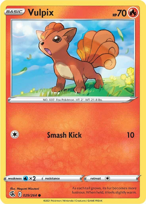 Vulpix (29) [029/264] [Fusion Strike] Reverse Holofoil