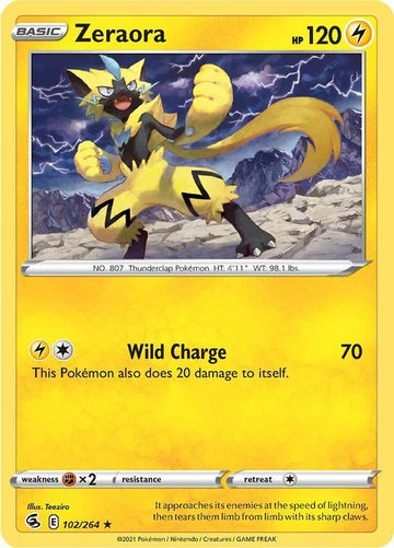 Zeraora [102/264] [Fusion Strike] Reverse Holofoil