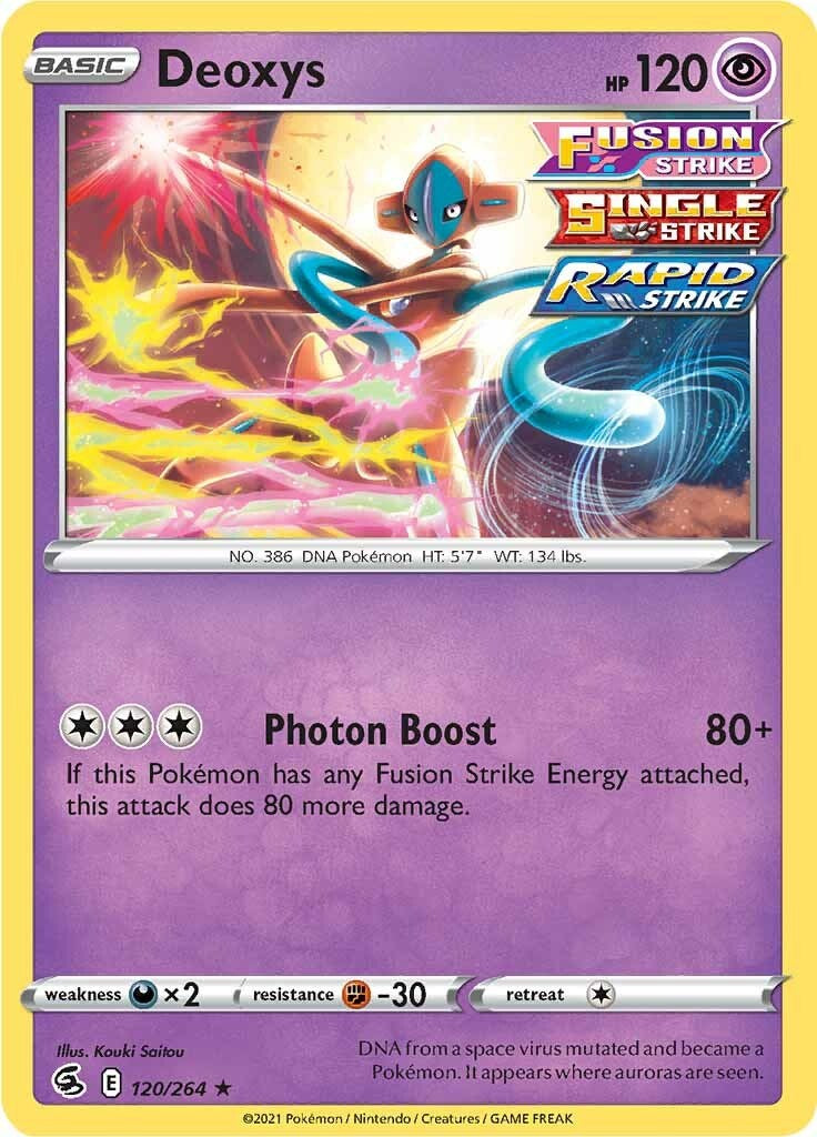 Deoxys [120/264] [Fusion Strike] Reverse Holofoil
