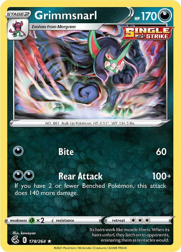 Grimmsnarl [178/264] [Fusion Strike] Reverse Holofoil