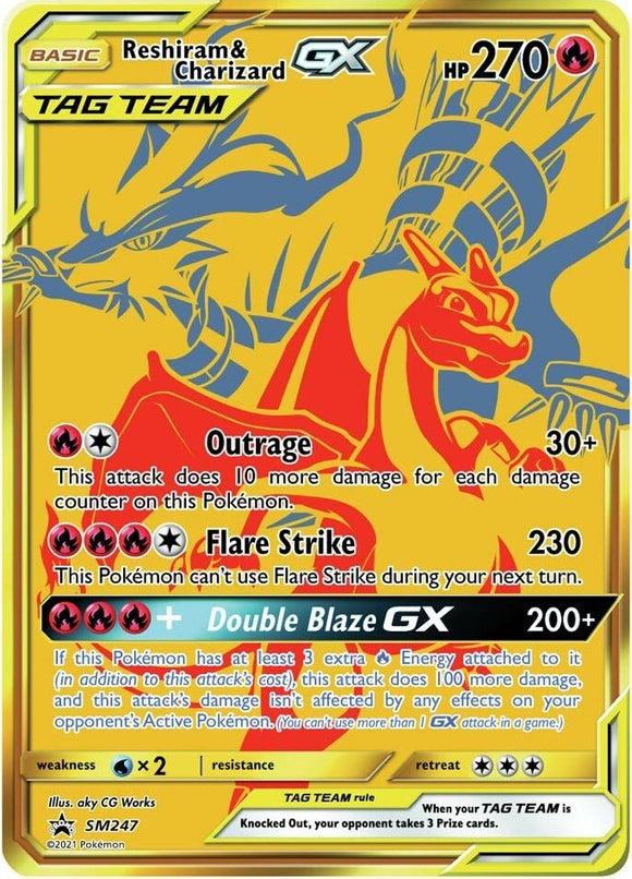 Reshiram & Charizard GX - SM247 [SM247] [SM Promos] Holofoil