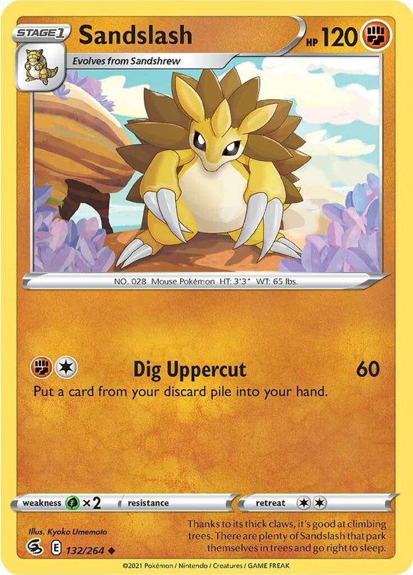 Sandslash [132/264] [Fusion Strike] Reverse Holofoil