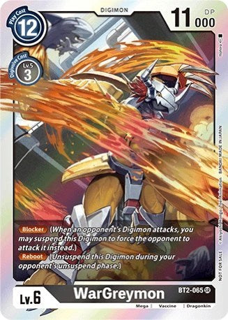 WarGreymon - BT2-065 (Classic Collection) [BT2-065] [Release Special Booster] Foil
