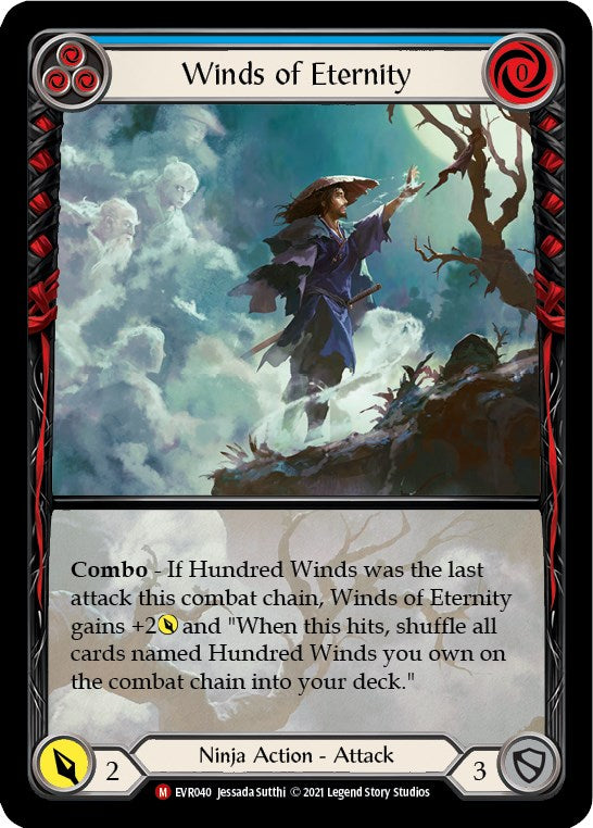 Winds of Eternity (Extended Art) [EVR040] [Everfest] 1st Edition Rainbow Foil