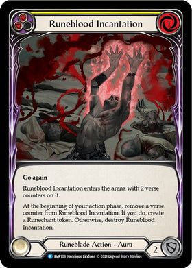Runeblood Incantation (Yellow) [EVR108] [Everfest] 1st Edition Rainbow Foil