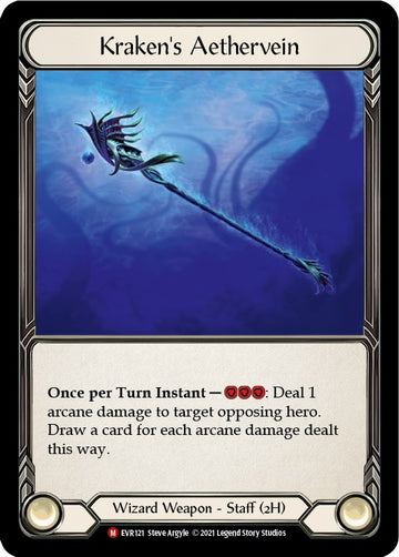 Kraken's Aethervein [EVR121] [Everfest] 1st Edition Cold Foil
