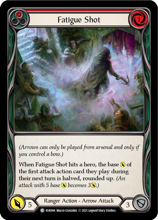Fatigue Shot (Red) [EVR094] [Everfest] 1st Edition Rainbow Foil