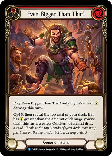 Even Bigger Than That! (Red) [EVR173] [Everfest] 1st Edition Rainbow Foil