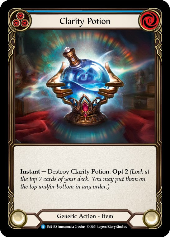 Clarity Potion [EVR182] [Everfest] 1st Edition Cold Foil