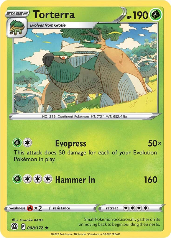 Torterra [008/172] [Brilliant Stars] Reverse Holofoil