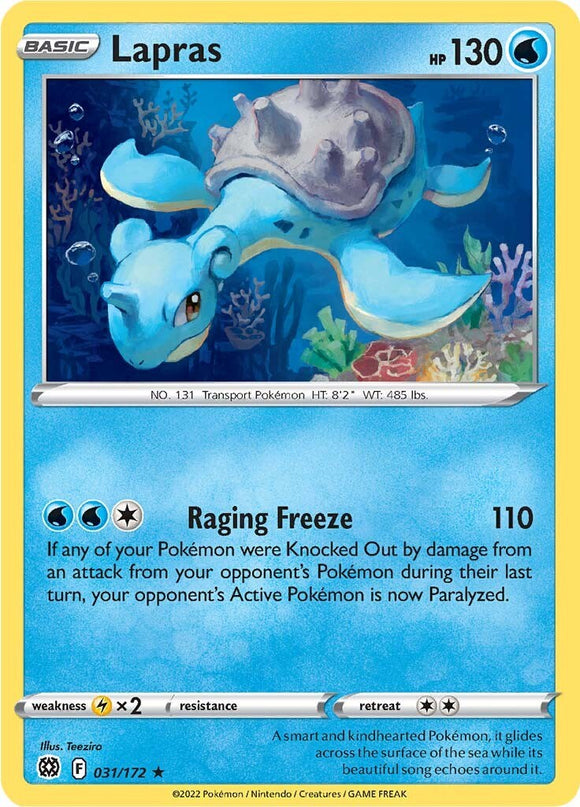Lapras [031/172] [Brilliant Stars] Reverse Holofoil