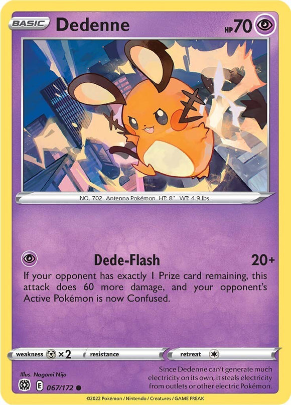 Dedenne [067/172] [Brilliant Stars] Reverse Holofoil