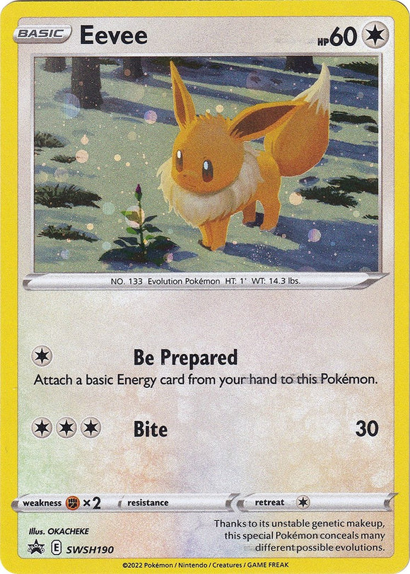 Eevee [SWSH190] [Sword & Shield Promo Cards] Holofoil