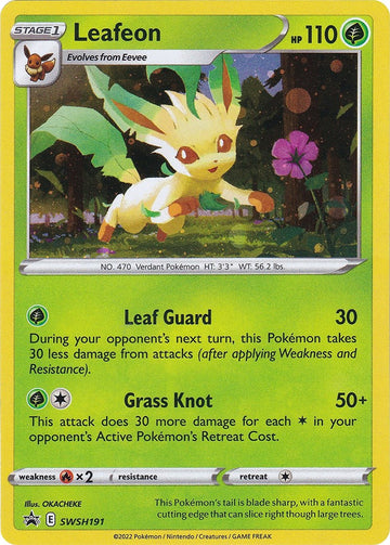 Leafeon [SWSH191] [Sword & Shield Promo Cards] Holofoil