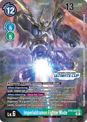 Imperialdramon Fighter Mode - BT8-032 (Ultimate Cup 2022) [BT8-032 SR] [New Awakening] Foil
