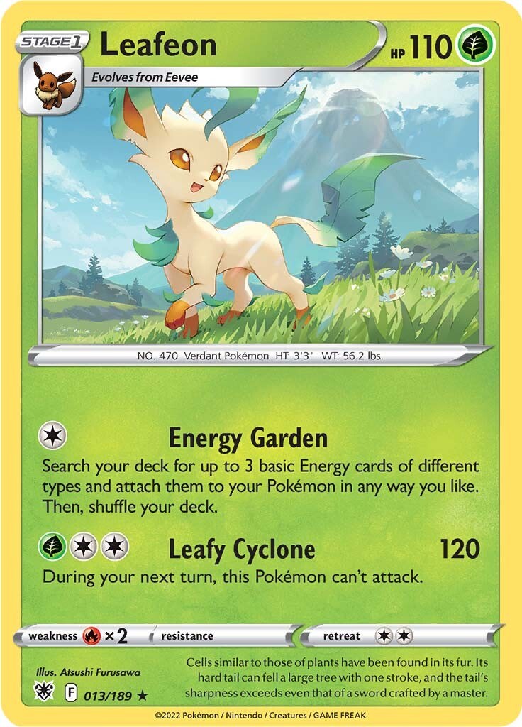 Leafeon [013/189] [Astral Radiance] Reverse Holofoil